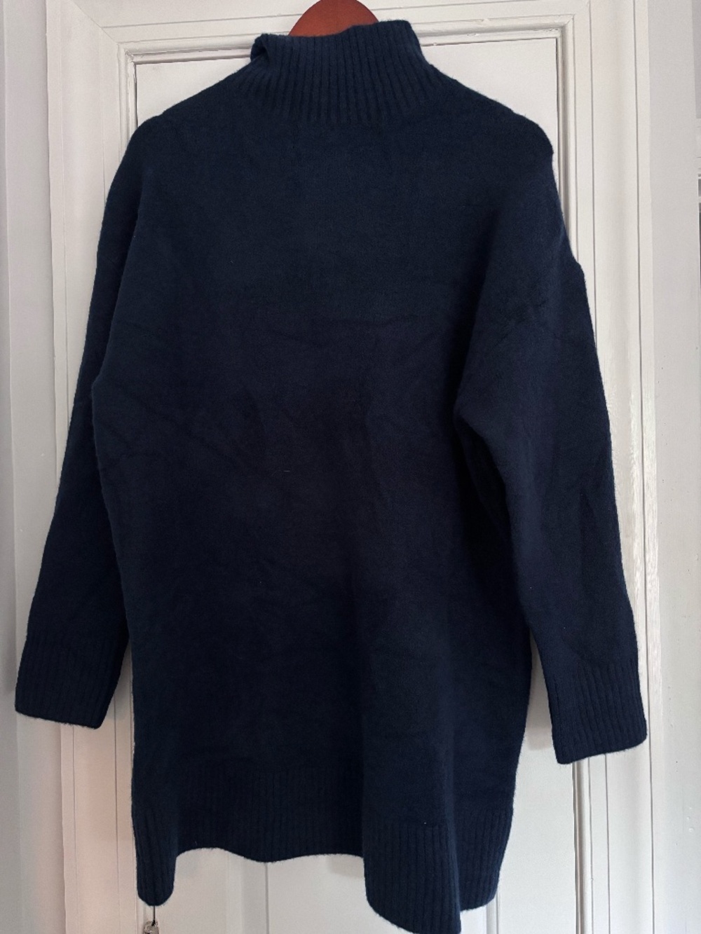 ZARA Navy Blue Sweater Dress